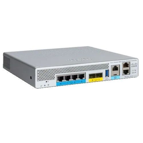 Cisco C9800-L-F-K9 Catalyst 9800-L 4-Ports 10/100/1000BASE-T Ethernet 5GHz Rack-mountable Wireless Controller