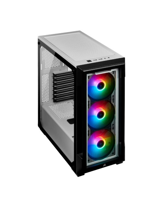 Corsair CC-9011191-WW RGB Tempered Glass Mid-Tower Smart Case for iCUE 220T