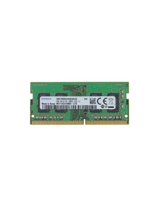 Samsung M471A5244BB0-CTD 4GB 2666MHz DDR4 PC4-21300 Non-ECC CL19 260-Pin SODIMM 1.2V Single Rank x16 Memory Module