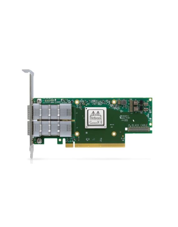 Mellanox MCX654106A-ECAT ConnectX-5 Dual-Port 100GbE QSFP56 PCI Express 3.0 x16 Network Interface Card (NIC)