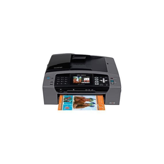 Brother MFC-495CW 6000 x 1200 dpi 35 ppm Wireless All-In-One Color Inkjet Printer 