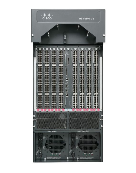 Cisco WS-C6509-V-E= Enhanced 9-Slot Chassis for Catalyst 6500 