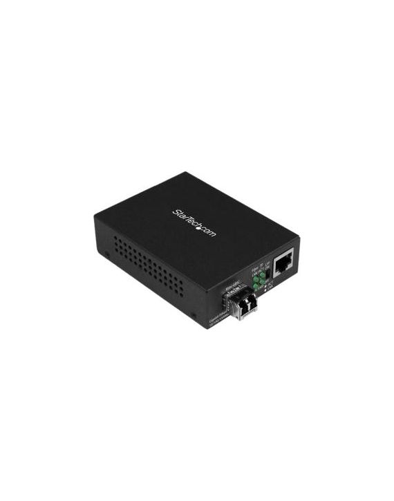 Startech MCM1110MMLC Gigabit Ethernet Fiber Media Converter - 850Nm Mm Lc - 550M - Fiber Media Converter - 1 Gbp
