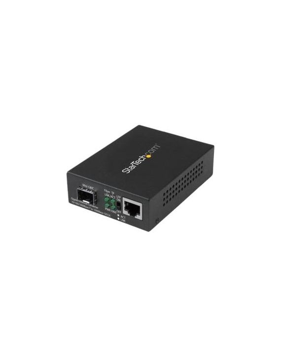 Startech MCM1110SFP - Gigabit Ethernet Fiber Media Converter With Open Sfp Slot - Fiber Media Converter - 1 Gbps