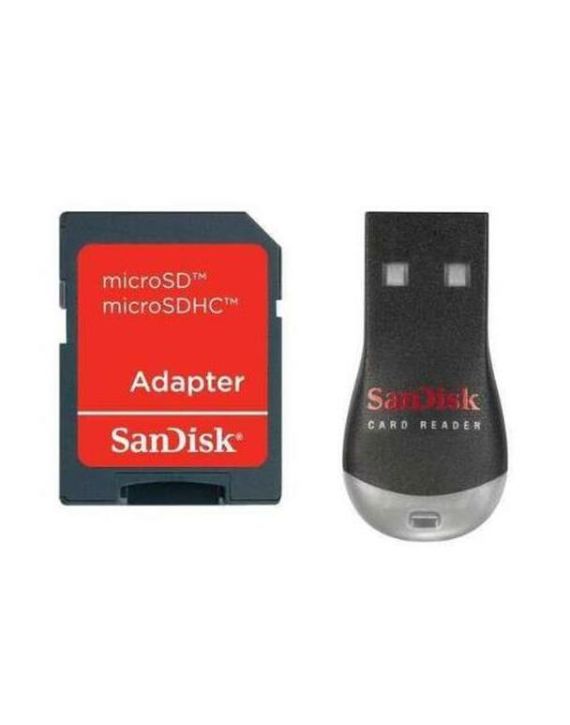 SanDisk SDDRK-121-A46-A1 MobileMate Duo Flash Card Reader with Adapter
